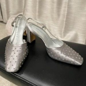 Apostrophe Silver heels